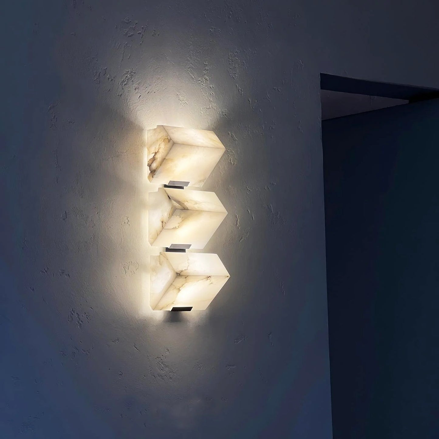 Aplique de pared moderno de alabastro para escalera