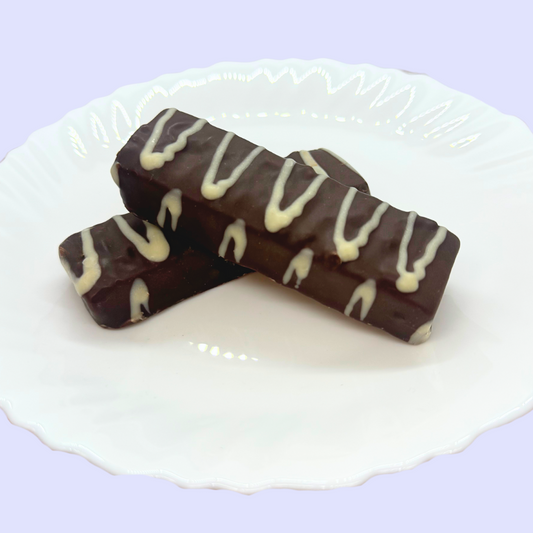 Barritas de oblea de chocolate y almendra
