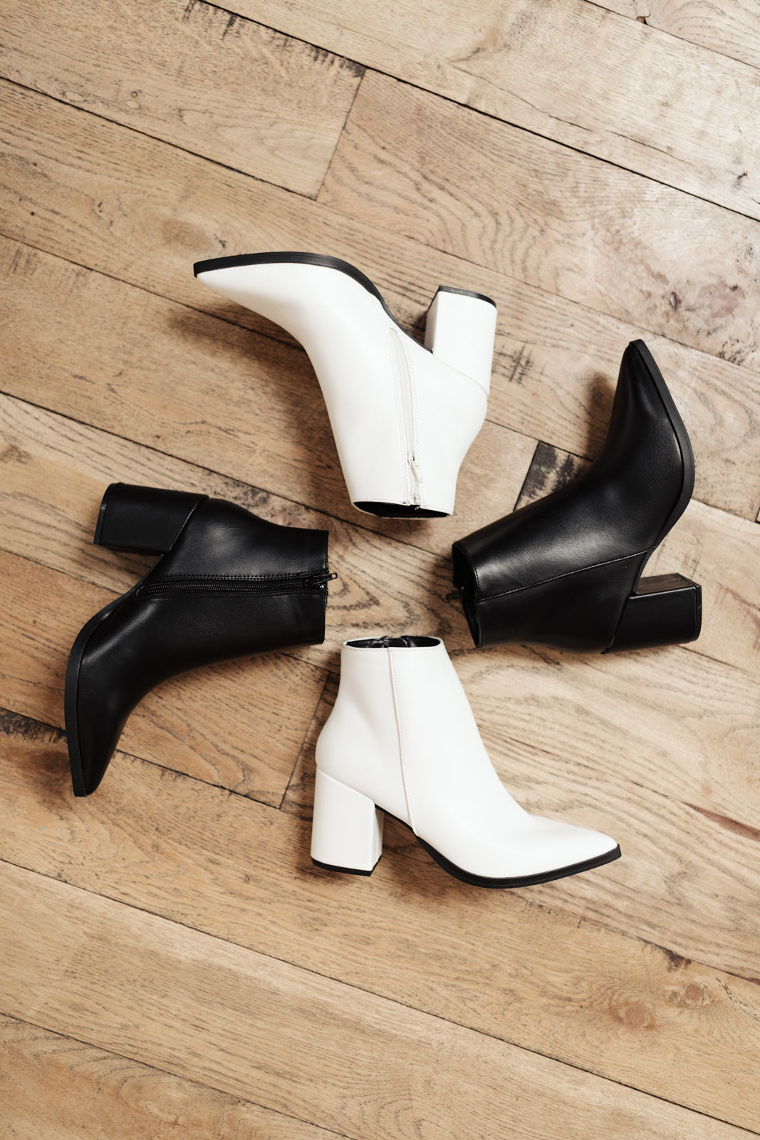 Botines Amari en blanco