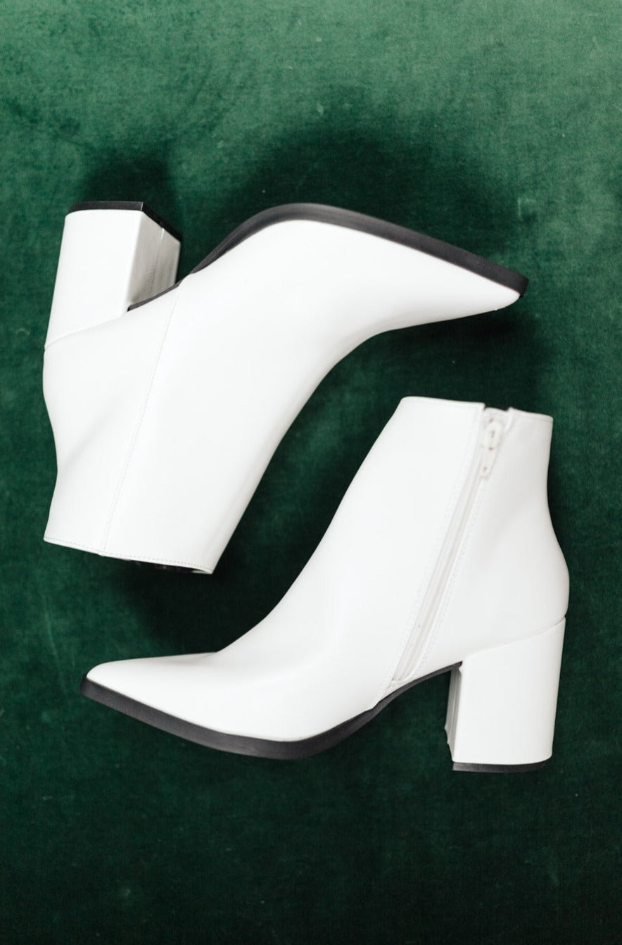 Botines Amari en blanco