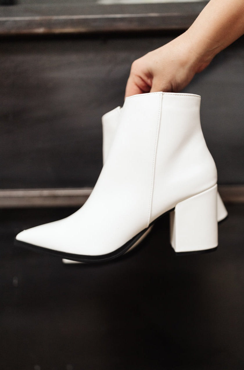 Botines Amari en blanco