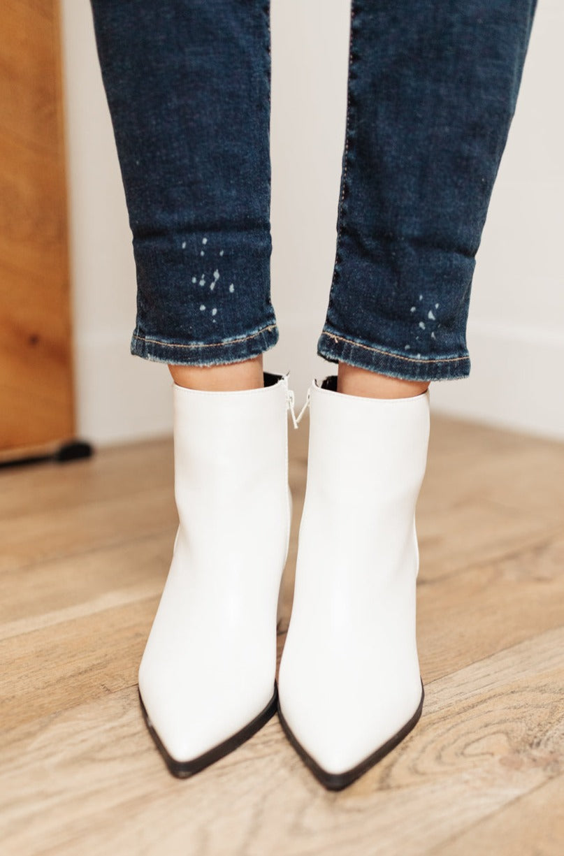 Botines Amari en blanco
