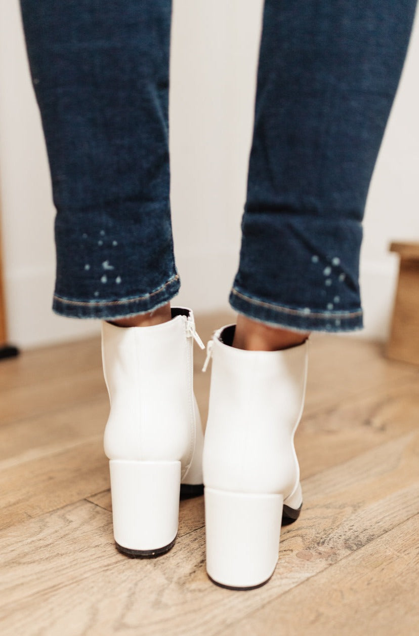 Botines Amari en blanco