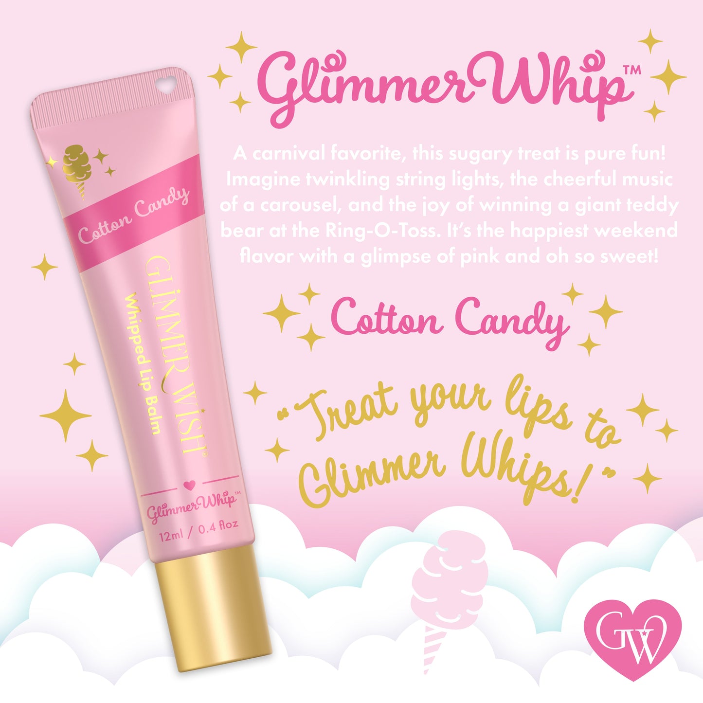 Glimmer Whip - Bálsamo labial batido