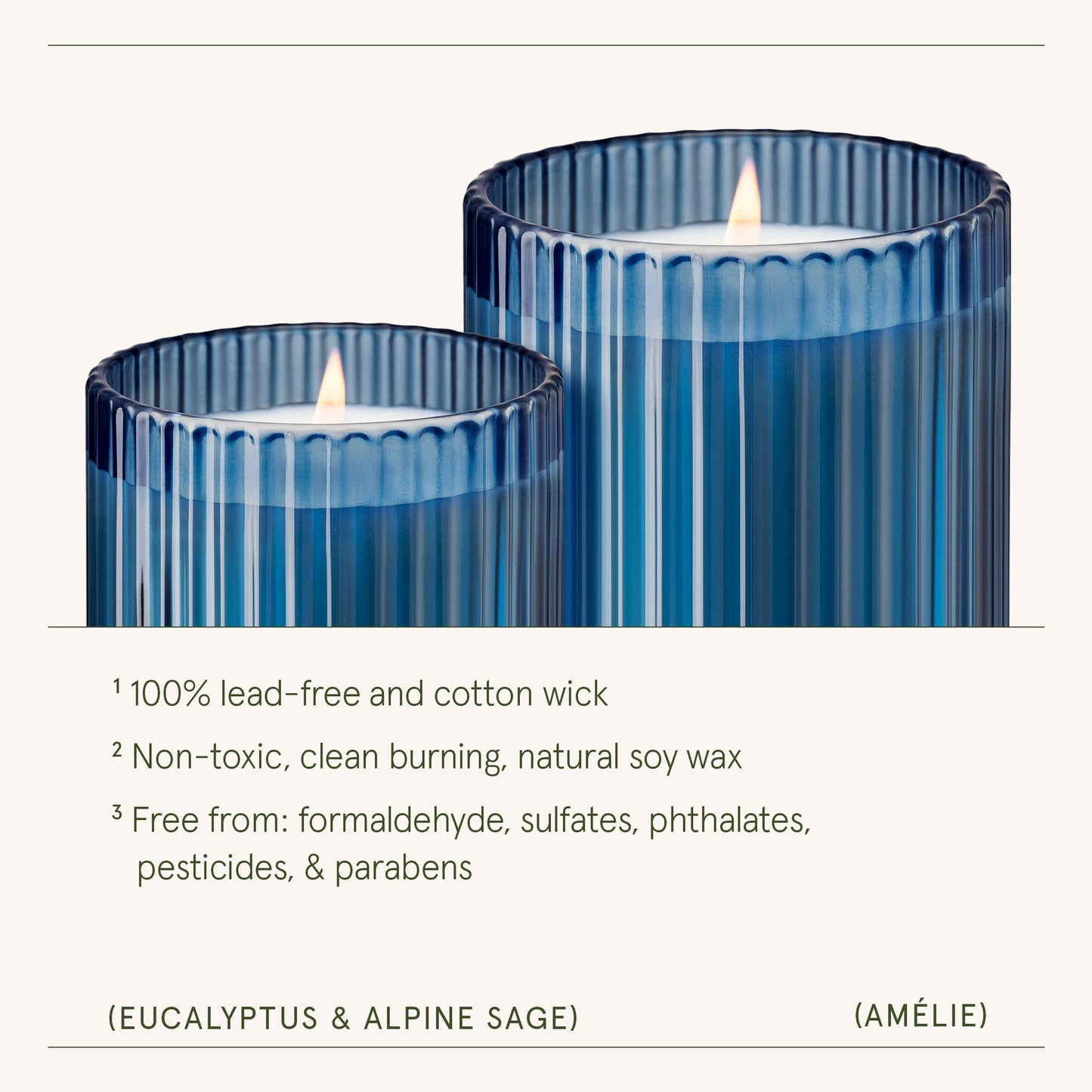 Amélie –  Eucalyptus & Alpine Sage Candle