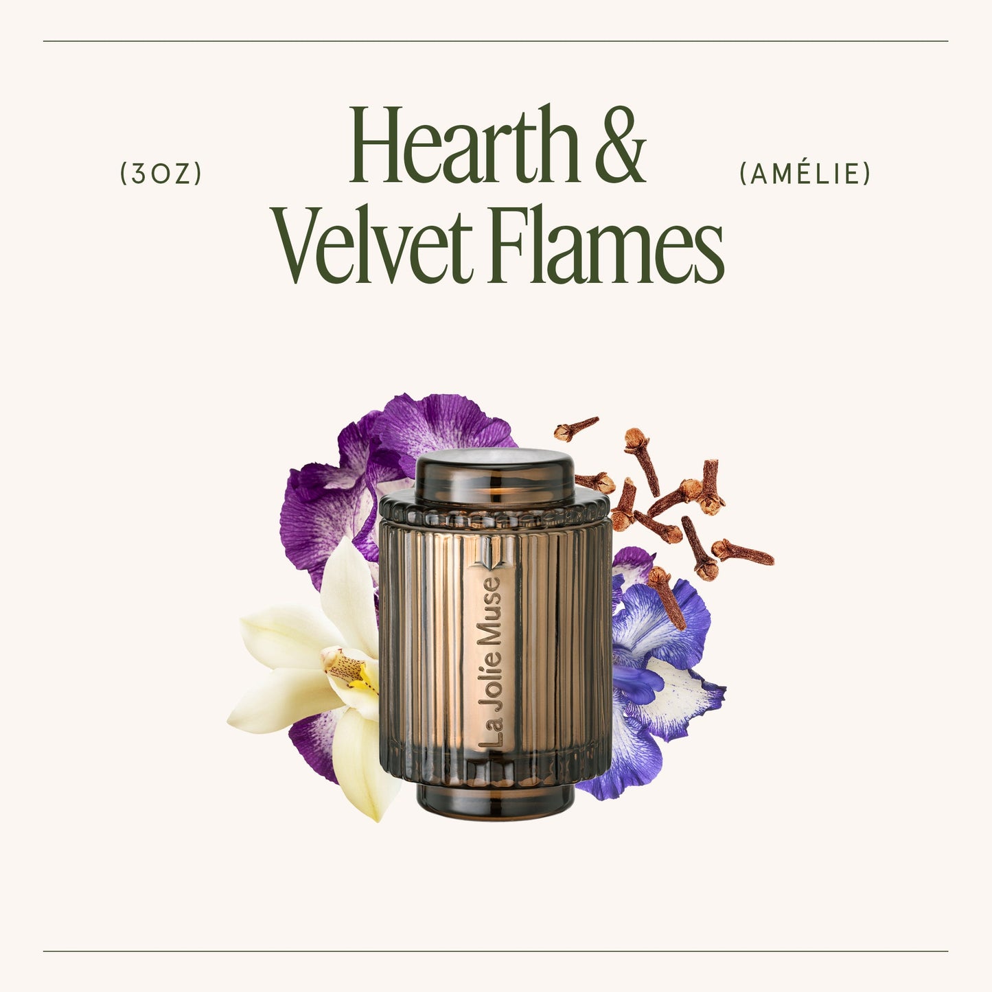 Amélie – Hearth & Velvet Flames 3oz Candle