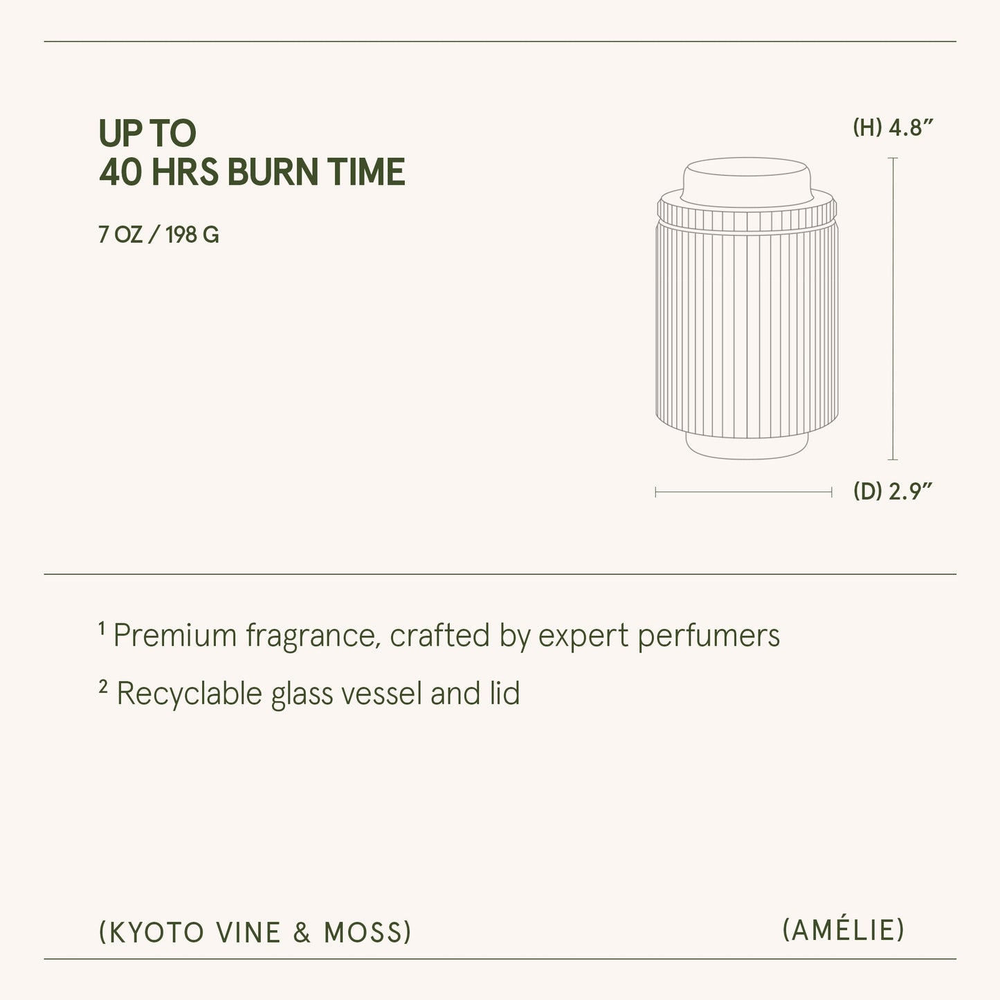 Amélie– Kyoto Vine & Moss Candle
