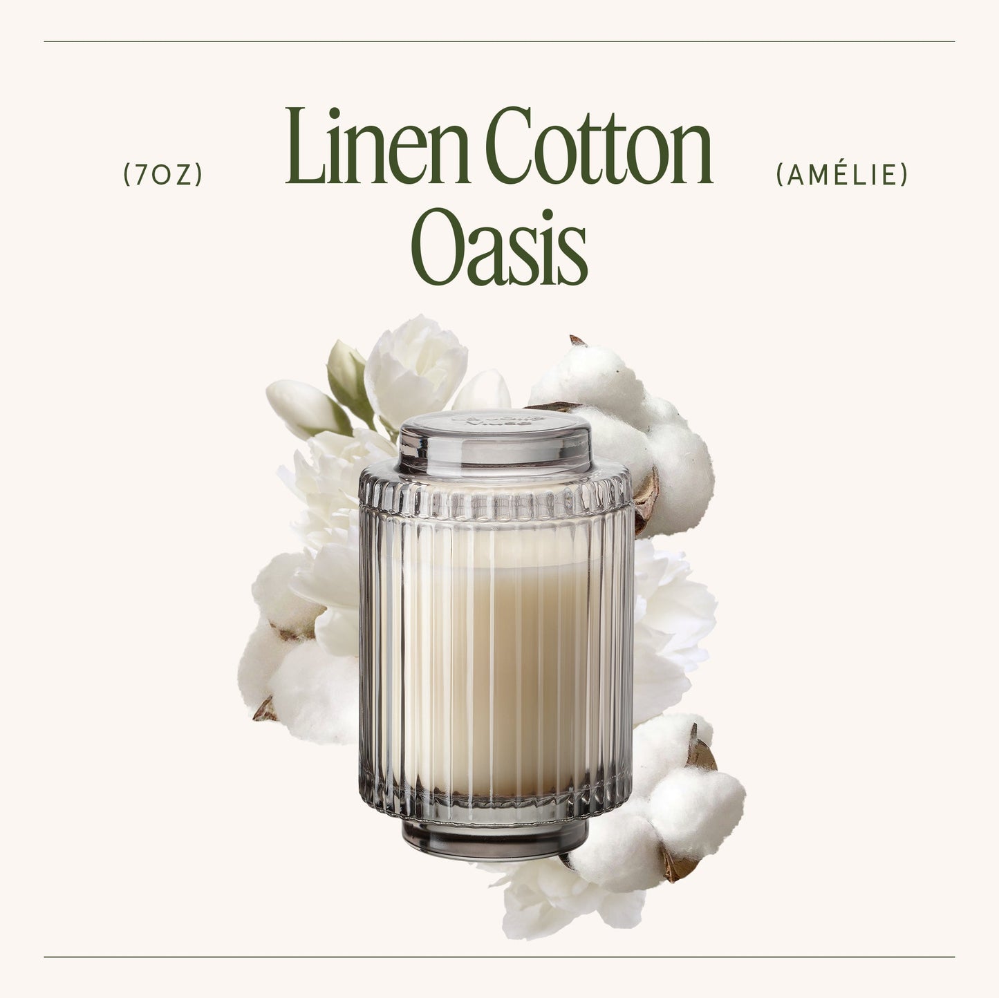Amélie –  Linen Cotton Oasis Candle