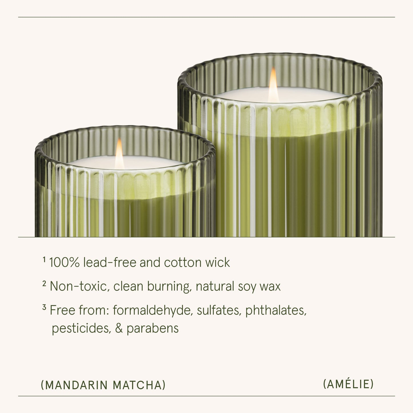Amélie –  Mandarin Matcha Candle