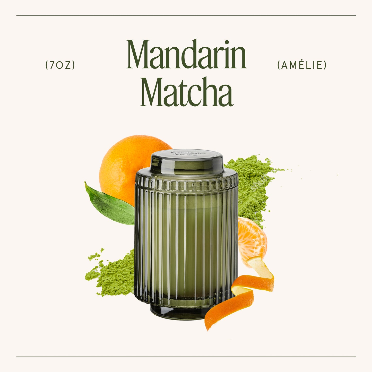 Amélie –  Mandarin Matcha Candle