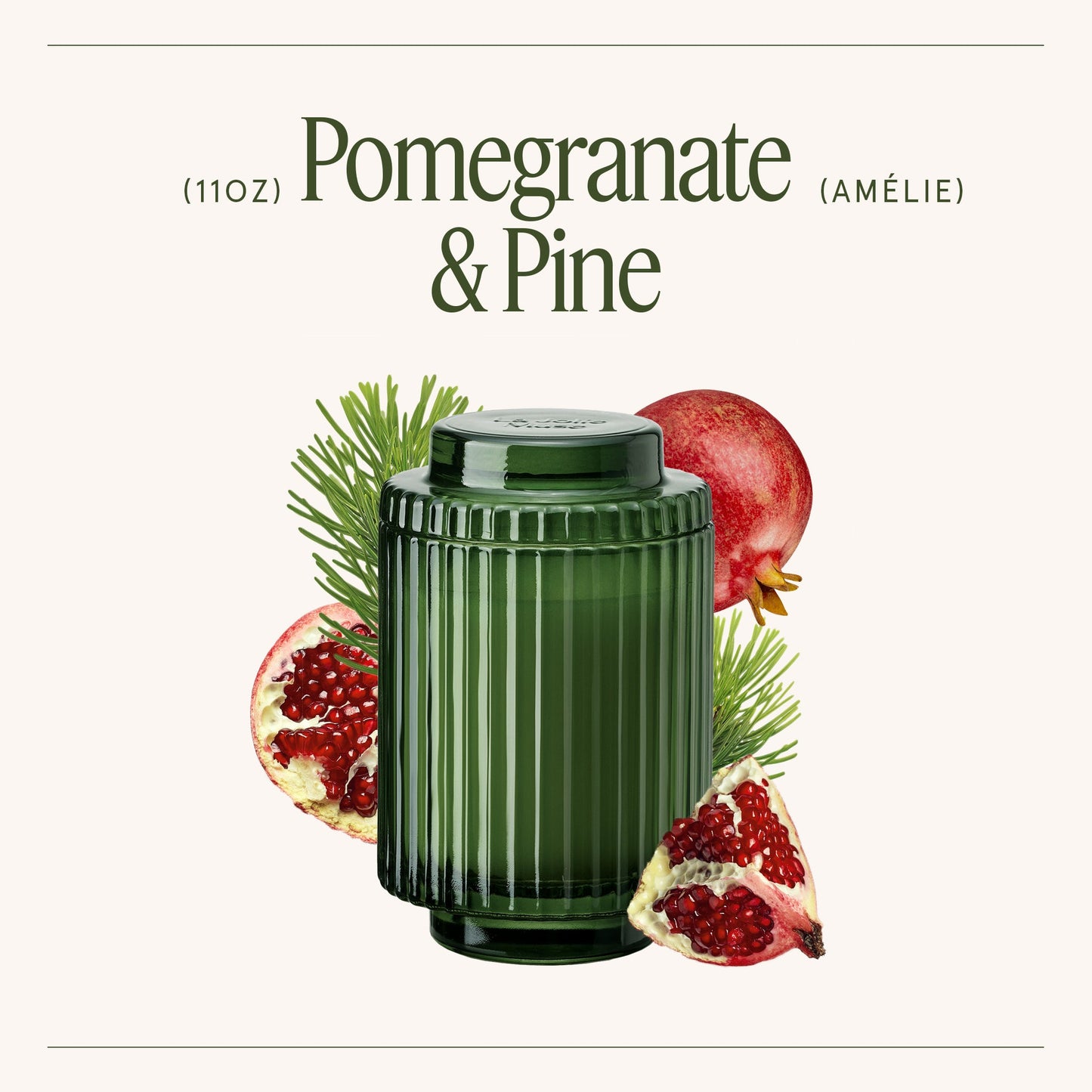 Amélie – Pomegranate & Pine Candle