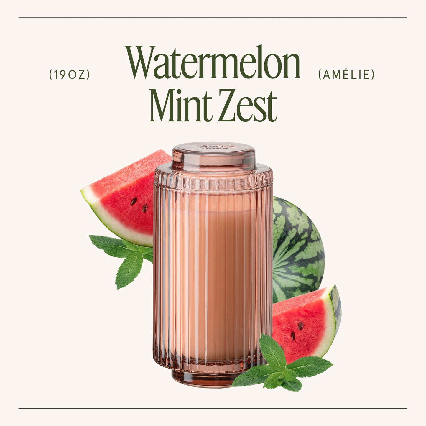 Amélie – Watermelon Mint Zest Candle