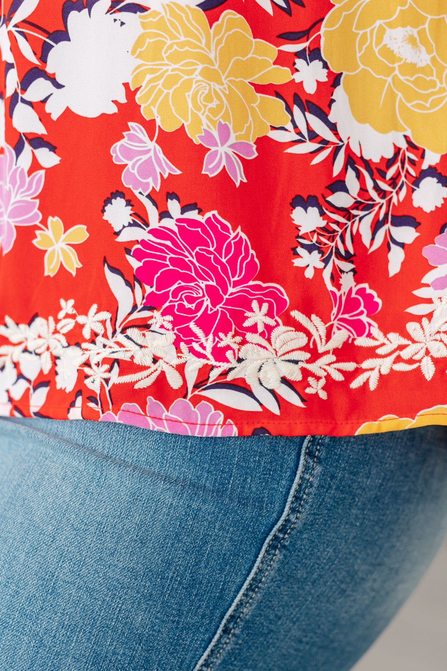 Top floral Entre las flores