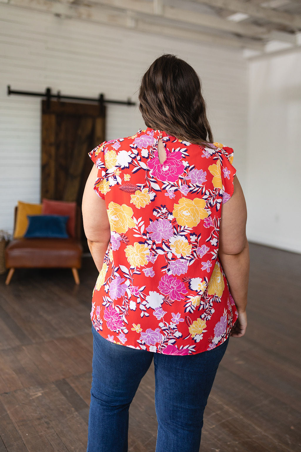 Top floral Entre las flores