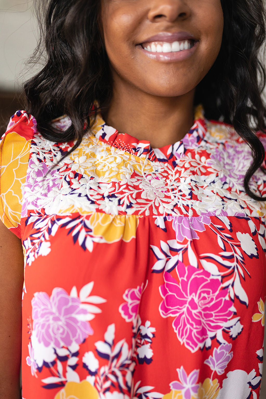 Top floral Entre las flores