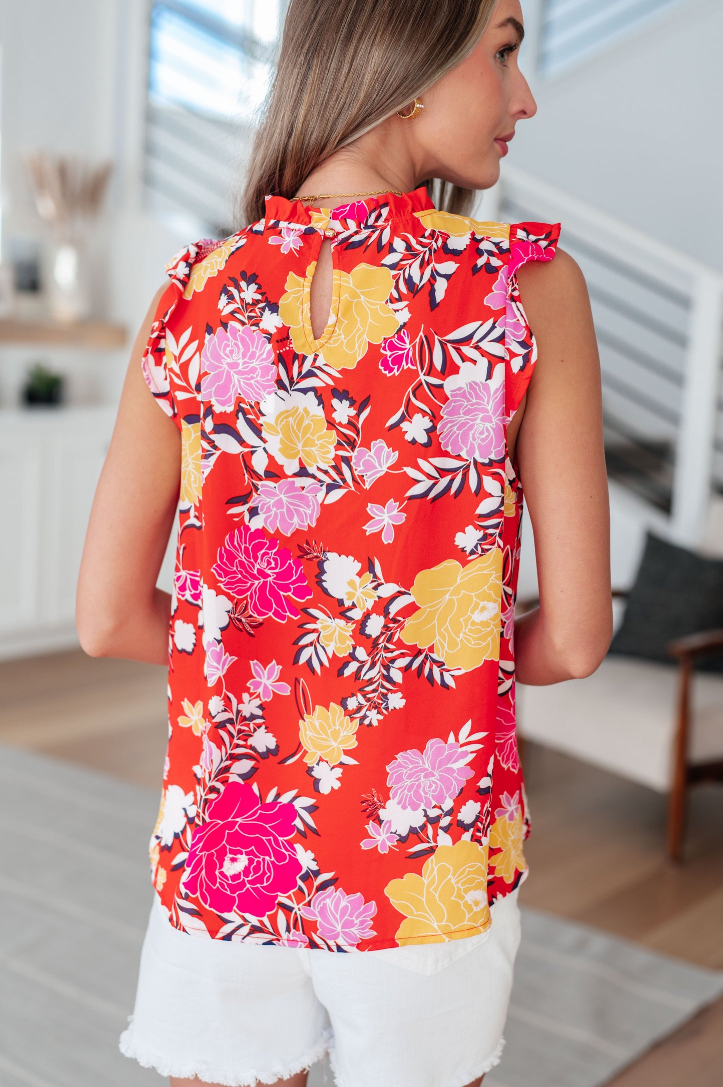 Top floral Entre las flores