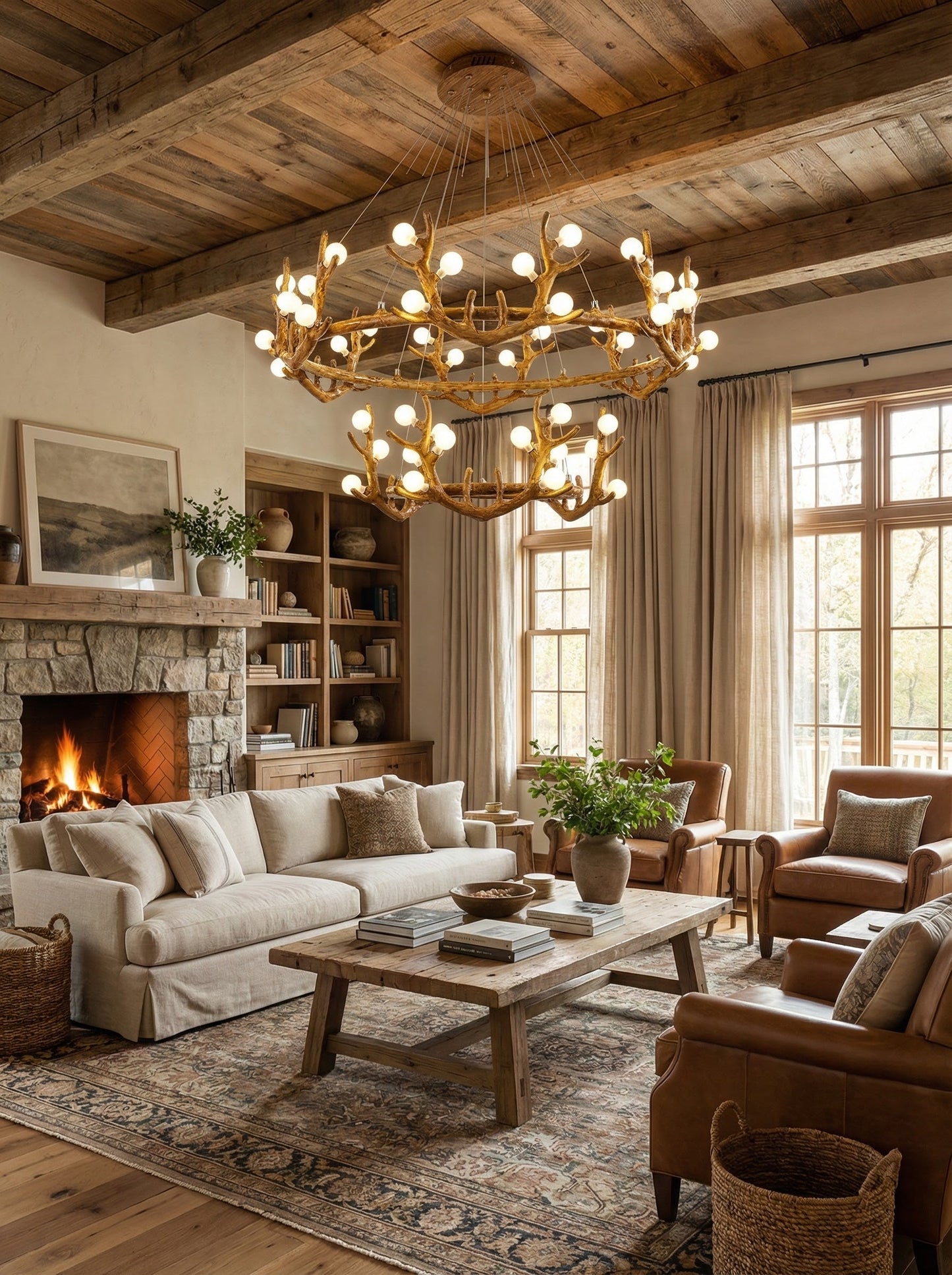 Candelabro con forma de cornamenta