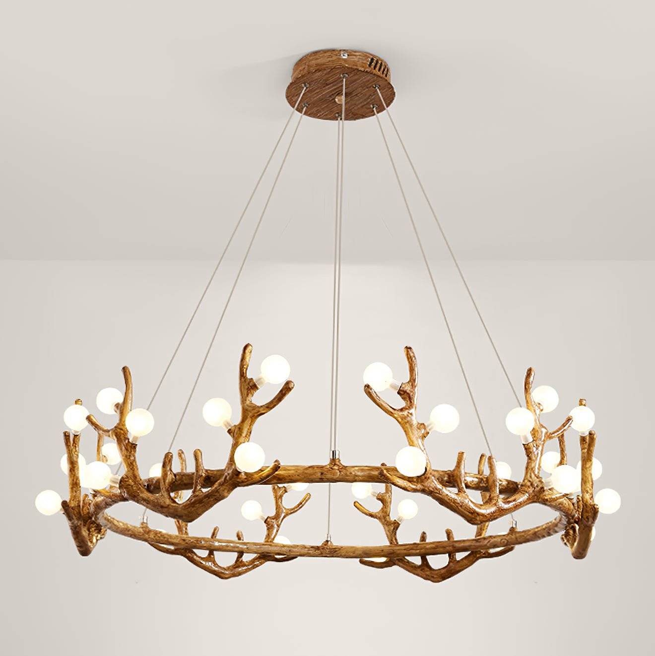 Candelabro con forma de cornamenta