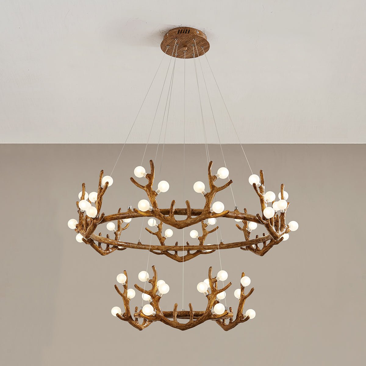 Candelabro con forma de cornamenta