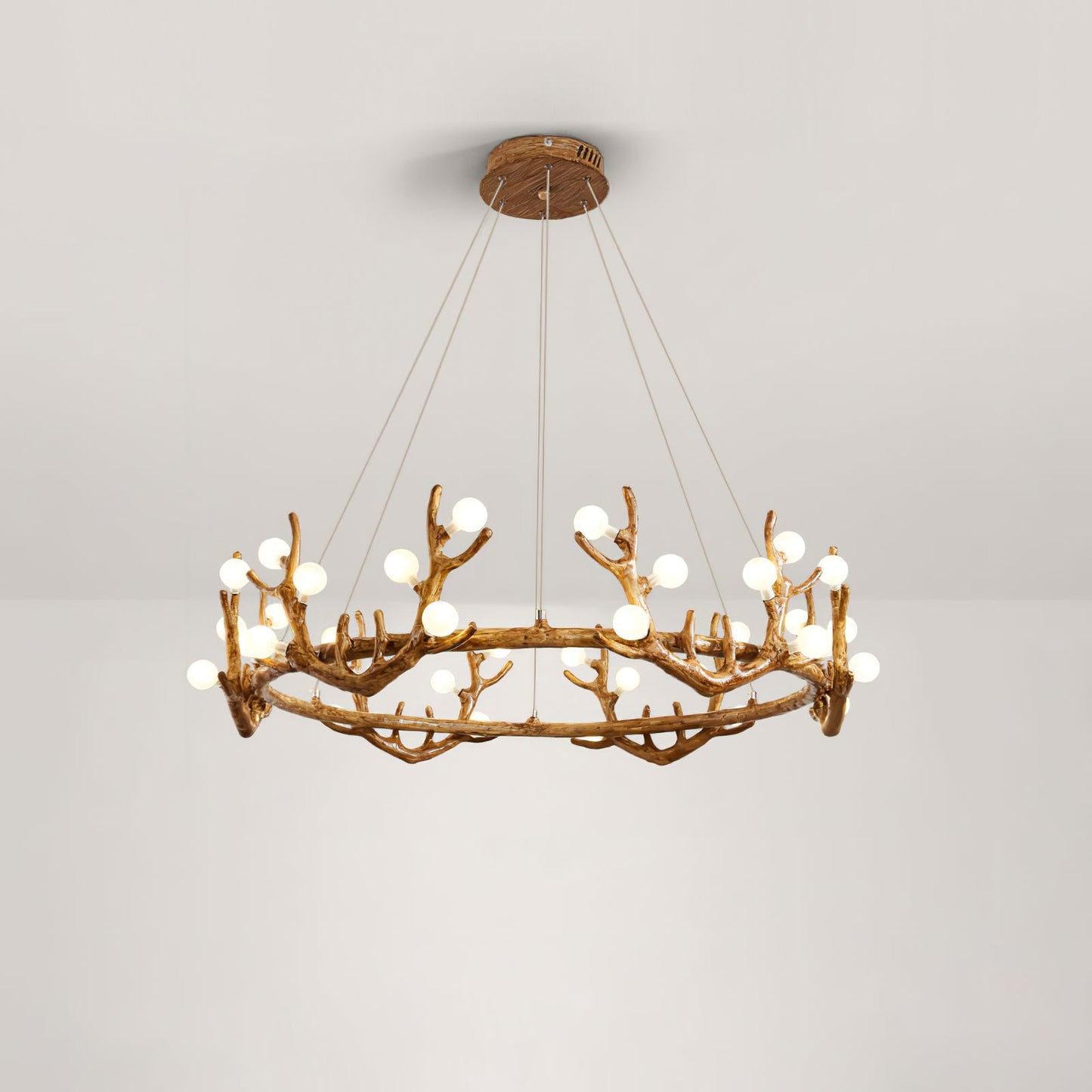 Candelabro con forma de cornamenta