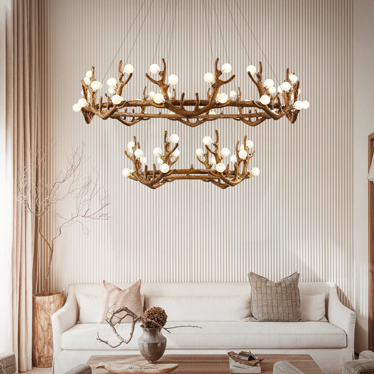 Candelabro con forma de cornamenta