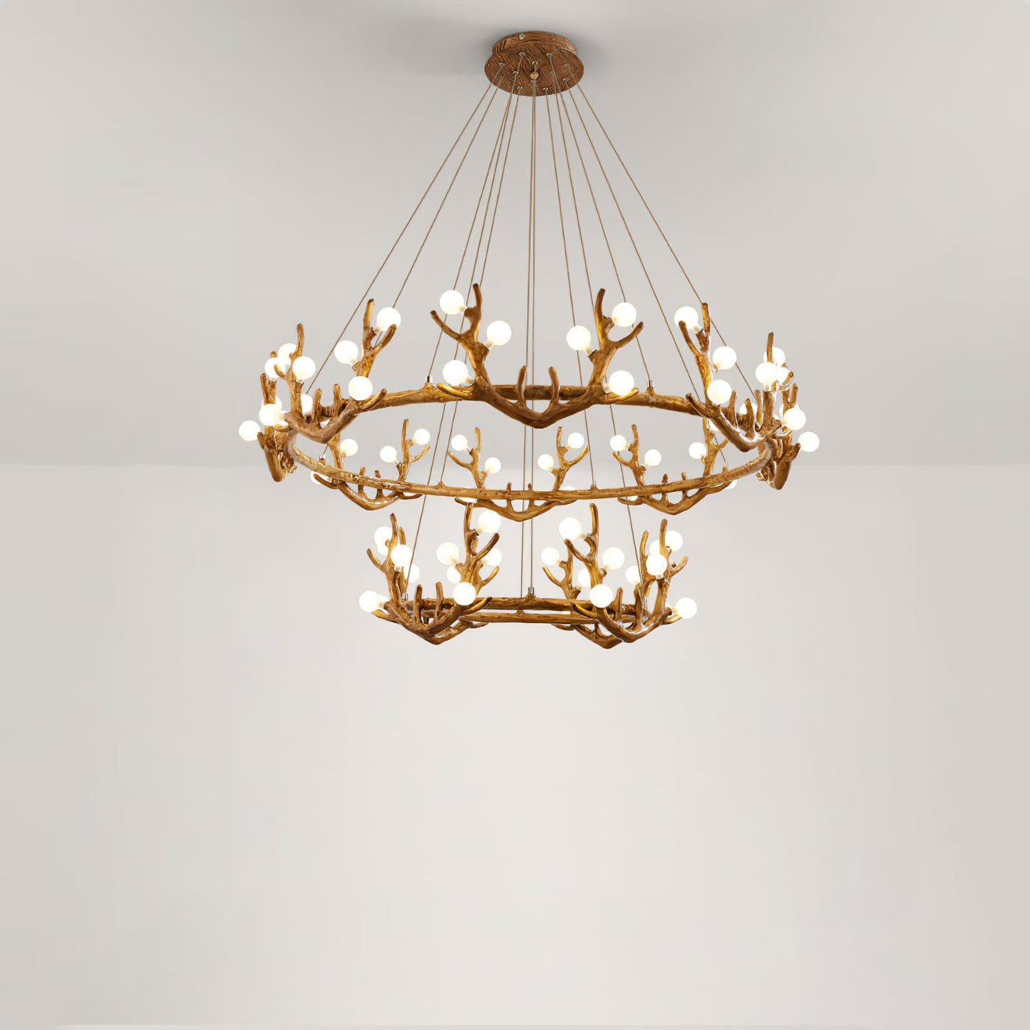 Candelabro con forma de cornamenta