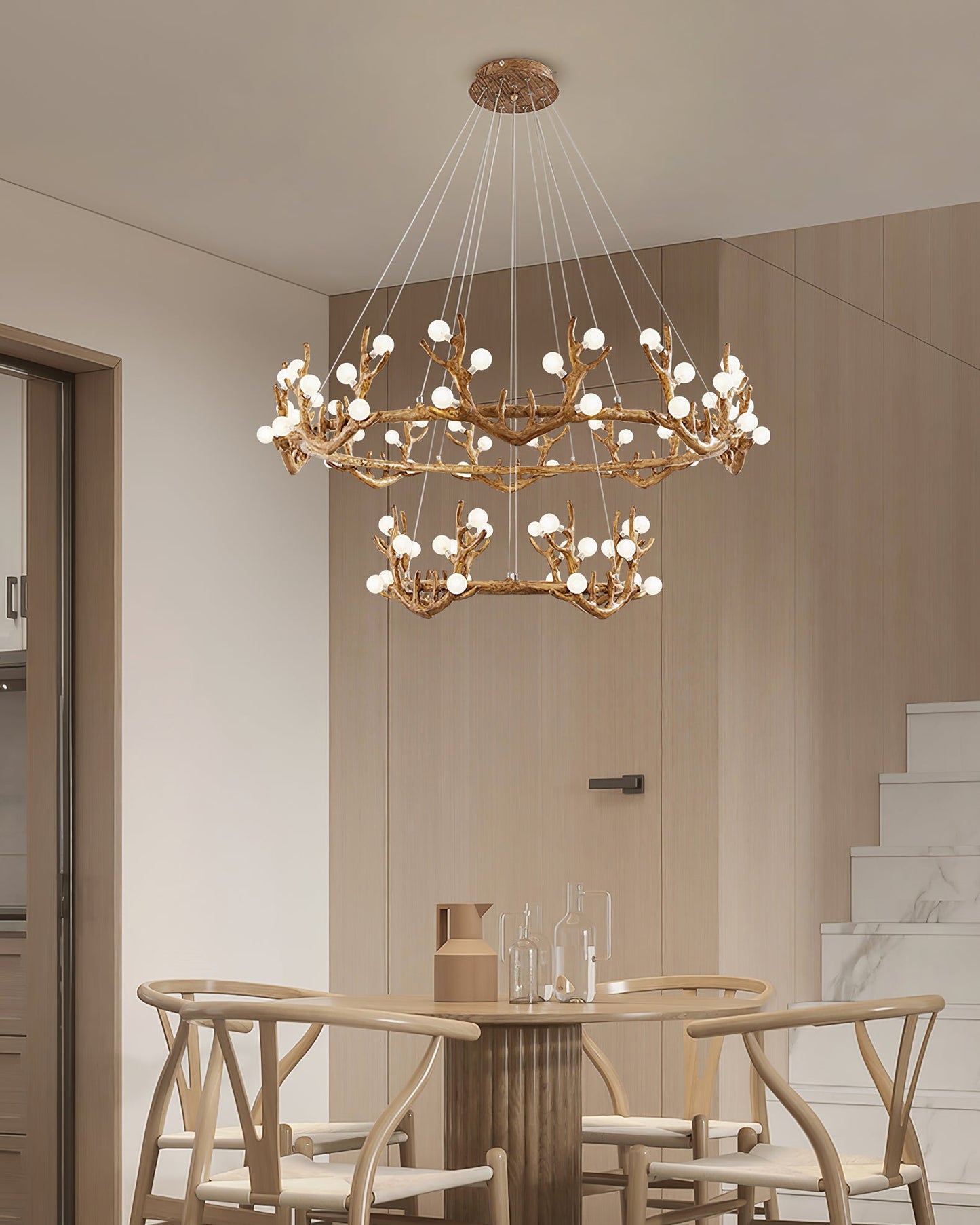 Candelabro con forma de cornamenta