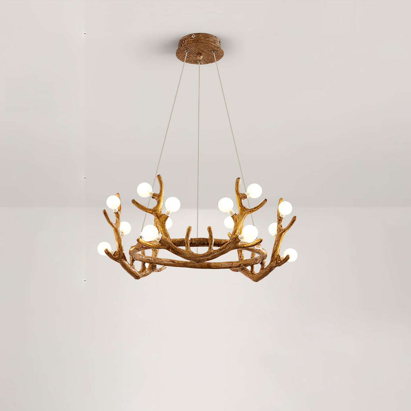 Candelabro con forma de cornamenta