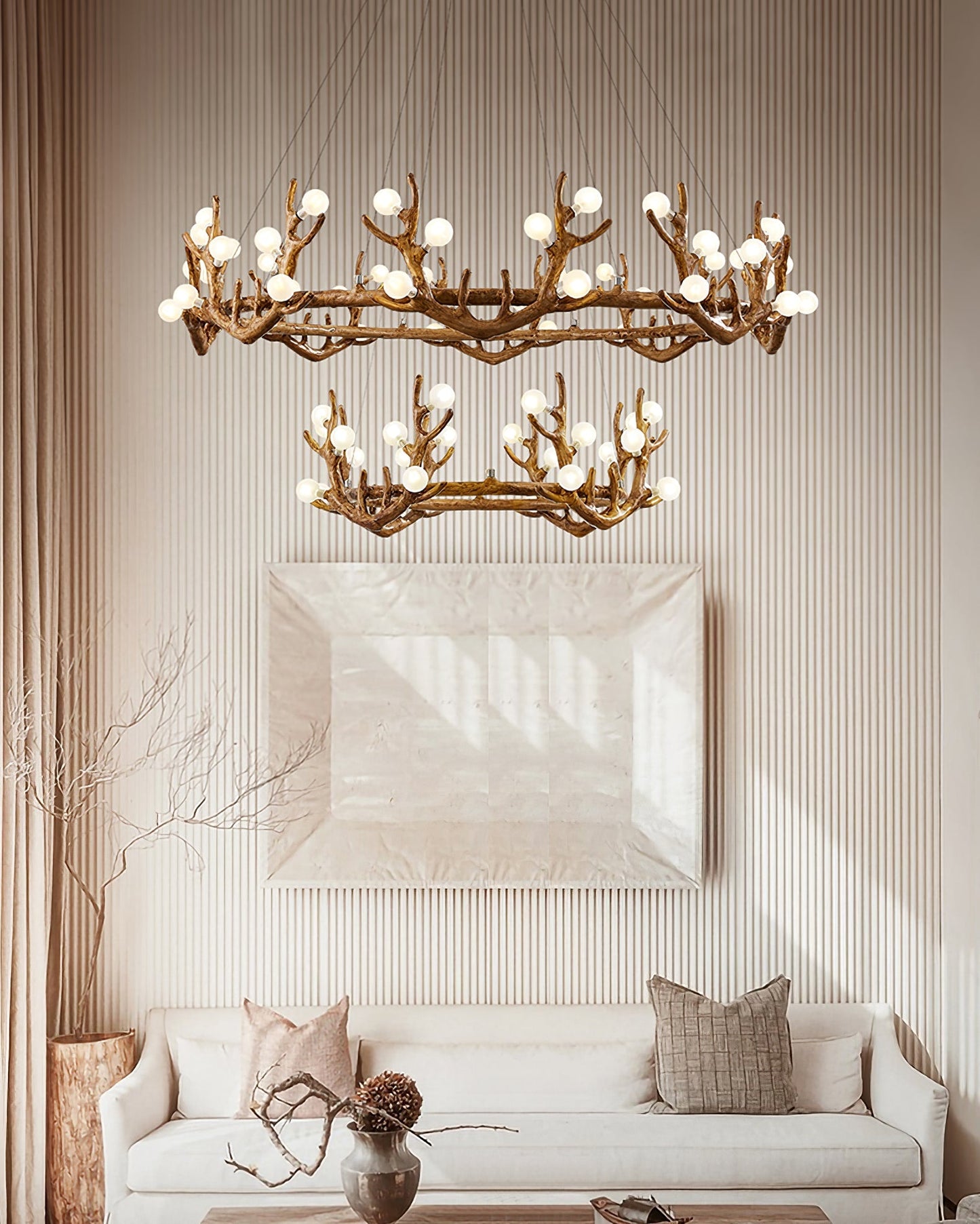 Candelabro con forma de cornamenta