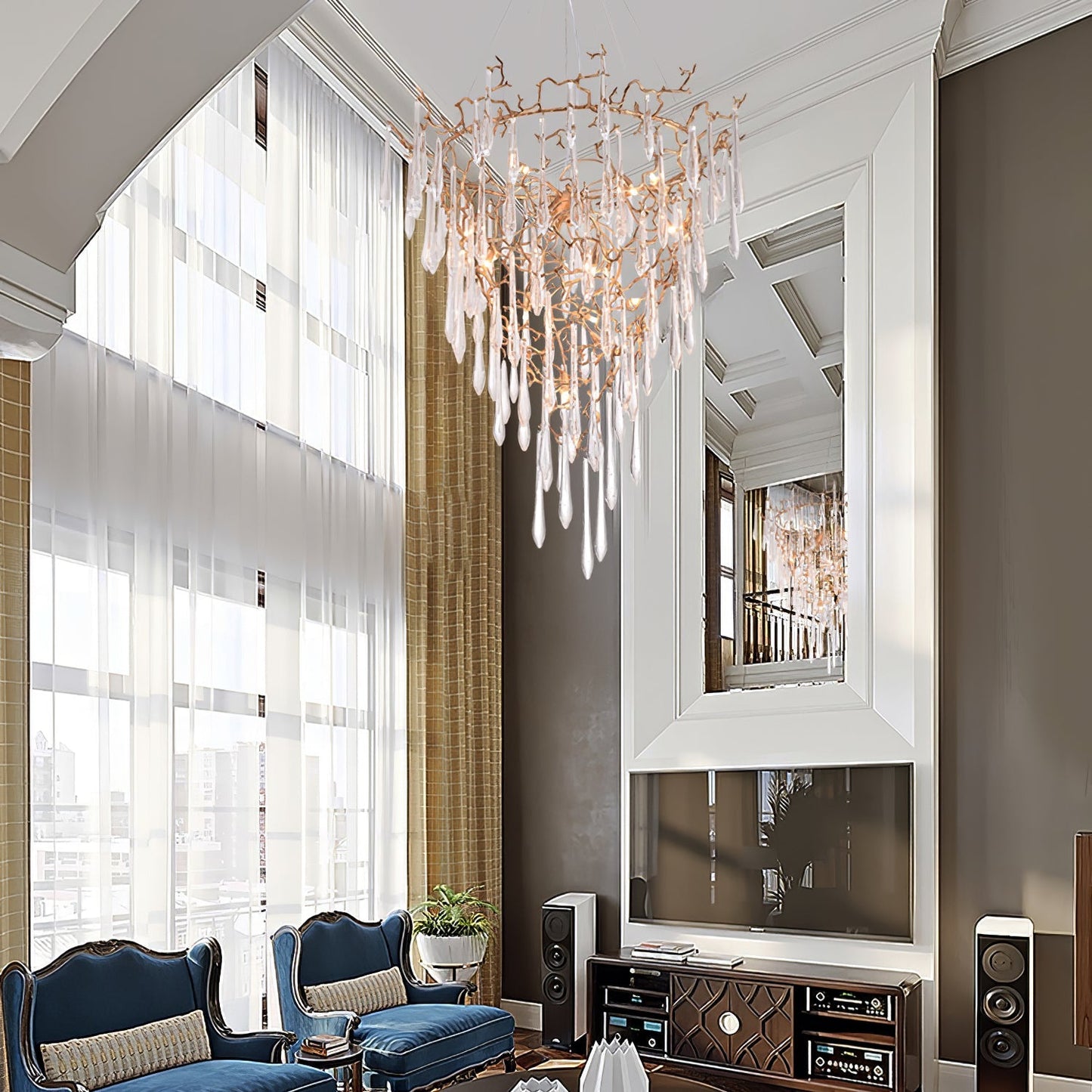 Candelabros Aqua Parable