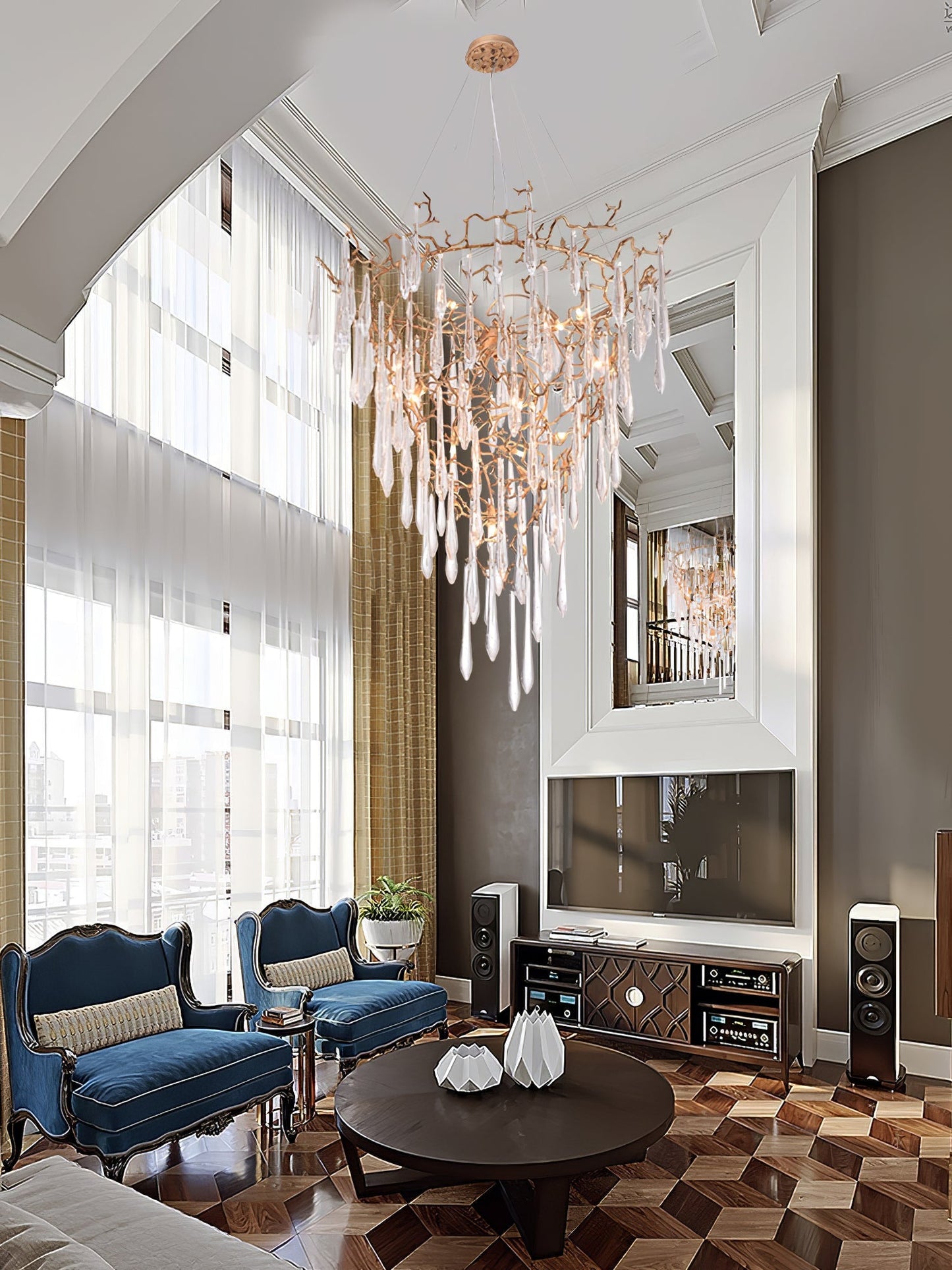 Candelabros Aqua Parable