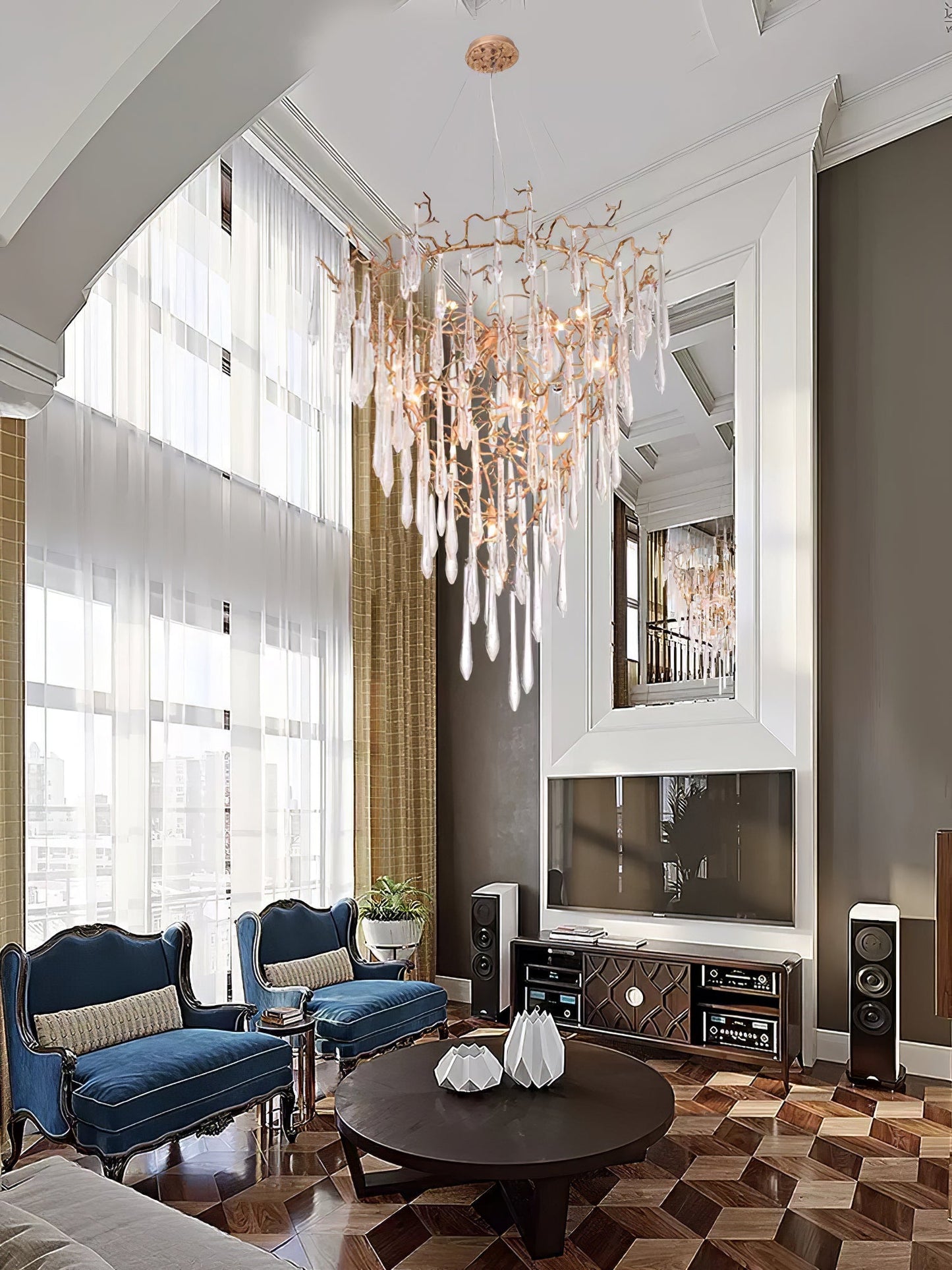 Candelabros Aqua Parable