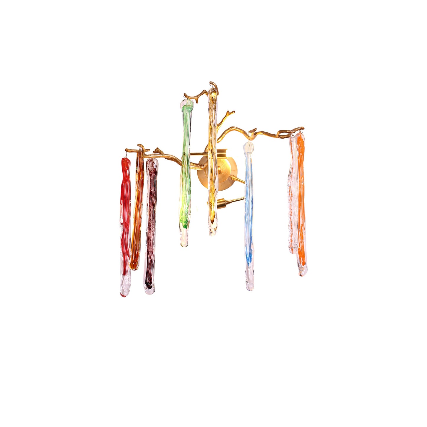 Lámpara de pared Aqua Salix Crystal
