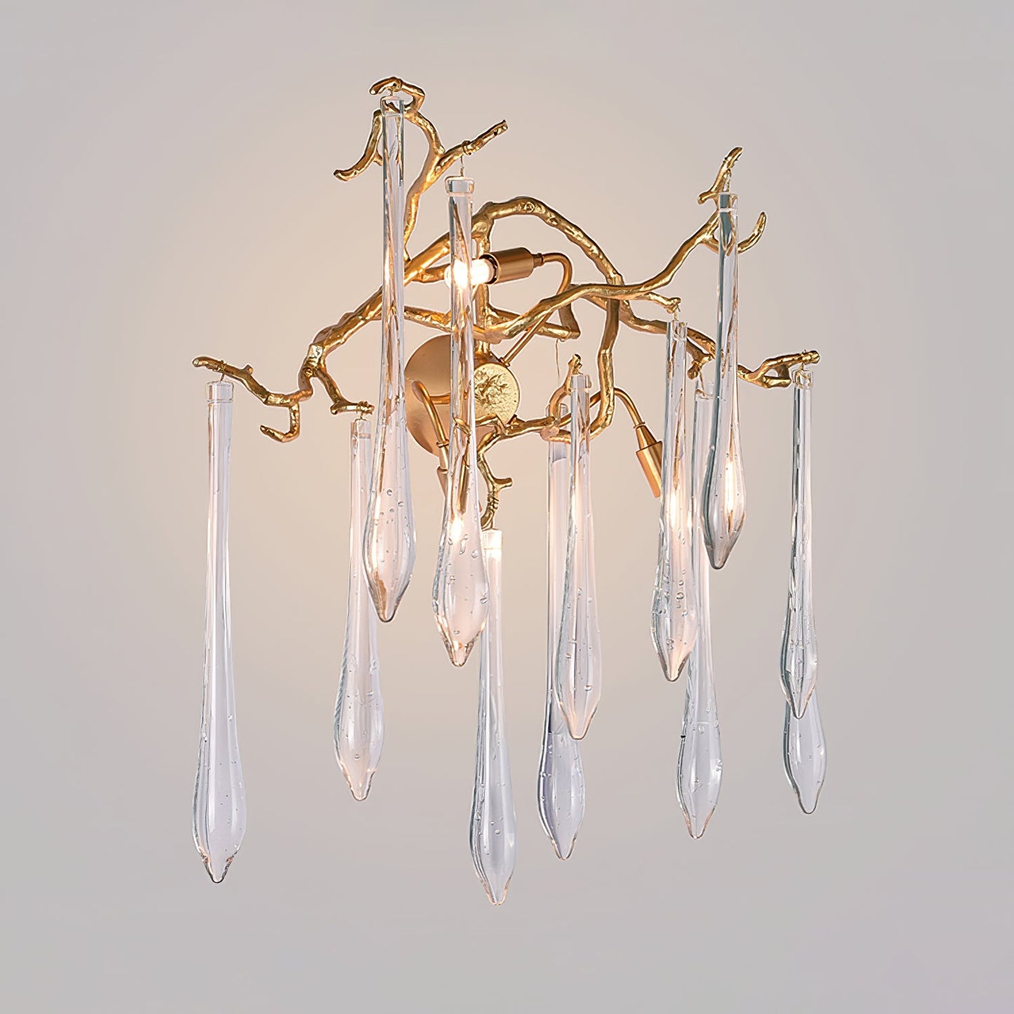Lámpara de pared Aqua Salix Crystal