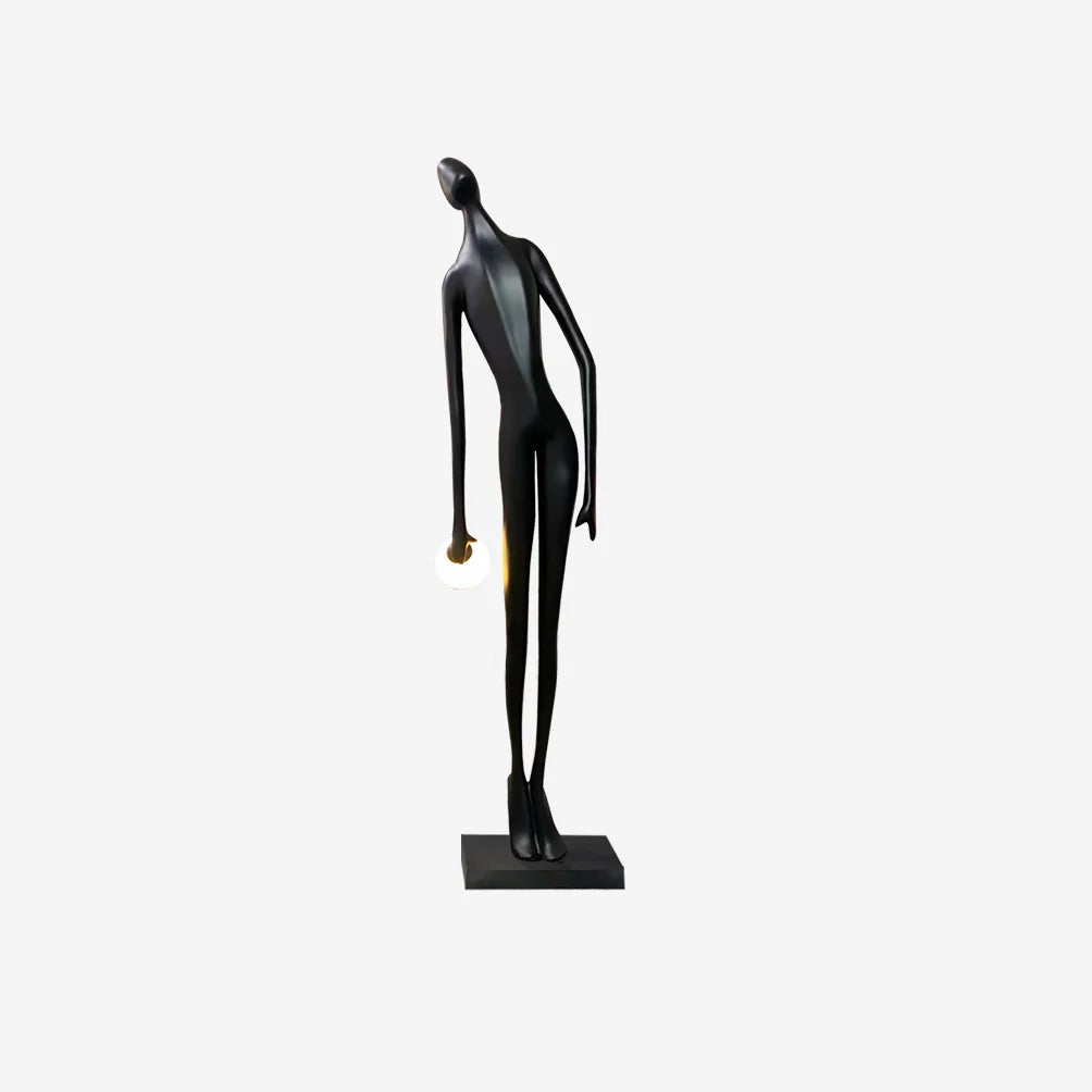 Arte Diseño Estatua Humana Lámpara de Pie