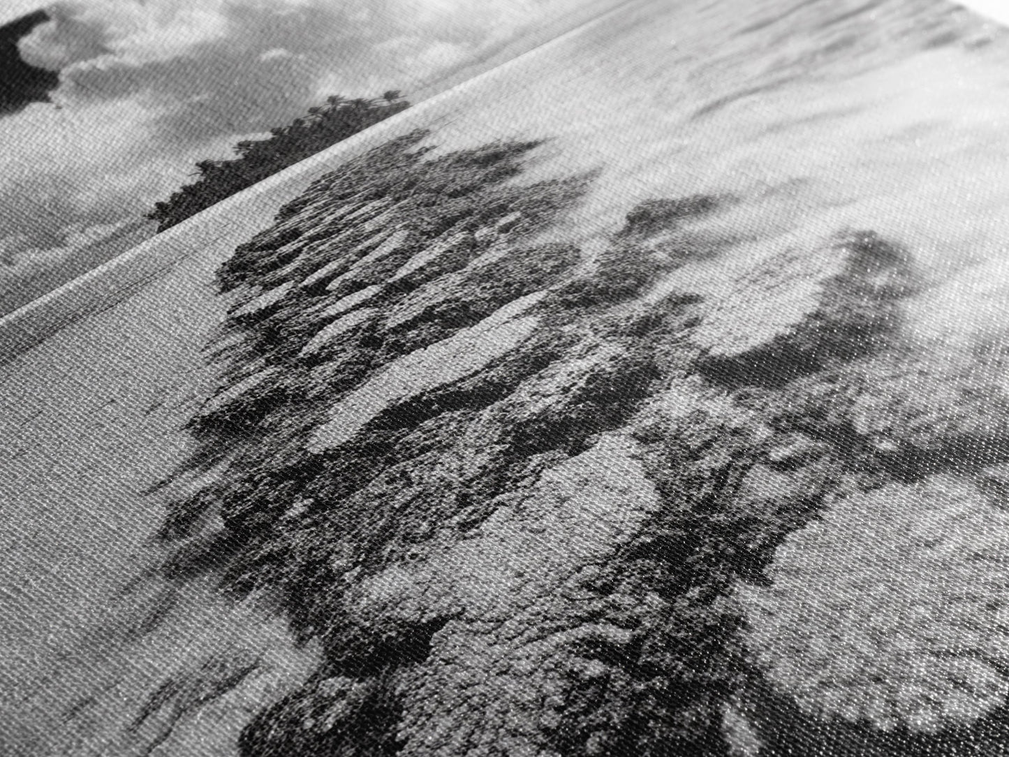 Island Cloud Escape, Ocean Path Scene, Tropical Seascape, Canvas Print, Coastal Beach House Art, Summer Island Vibes Wall Art