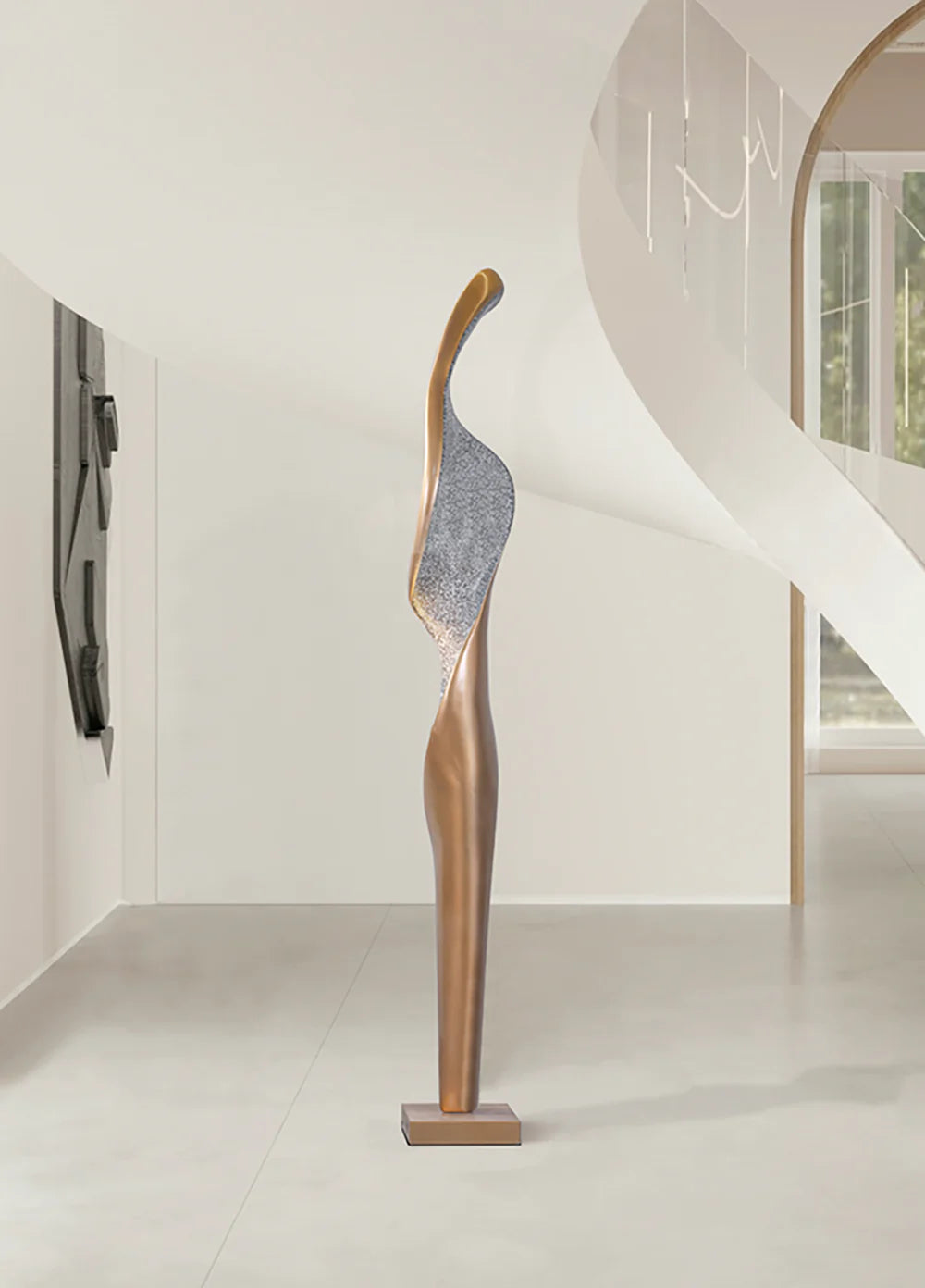 Lámpara de pie de escultura Art Torch