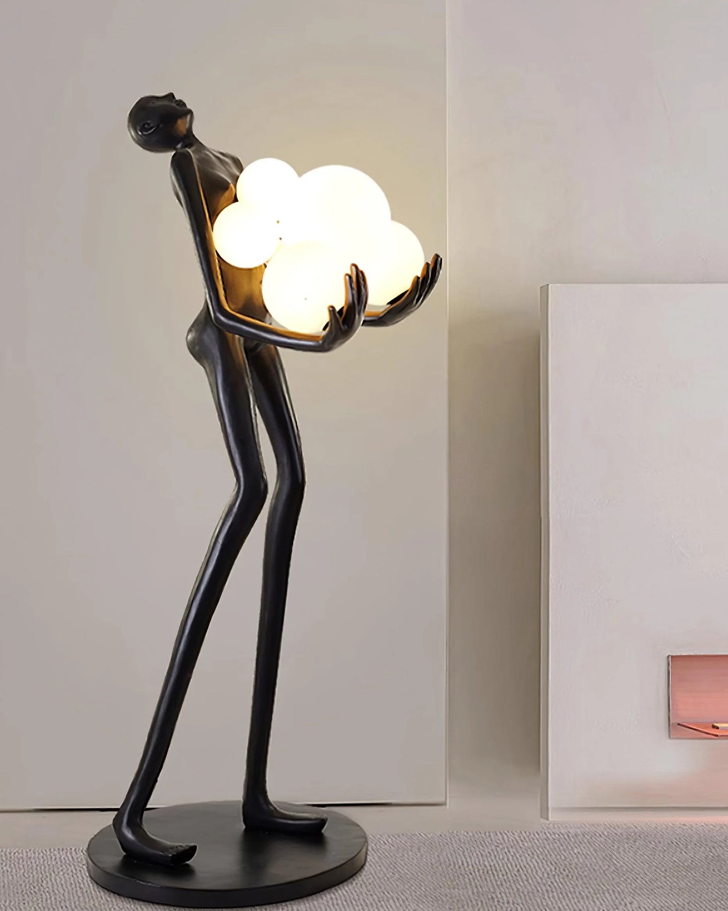 Lámpara de pie decorativa artística