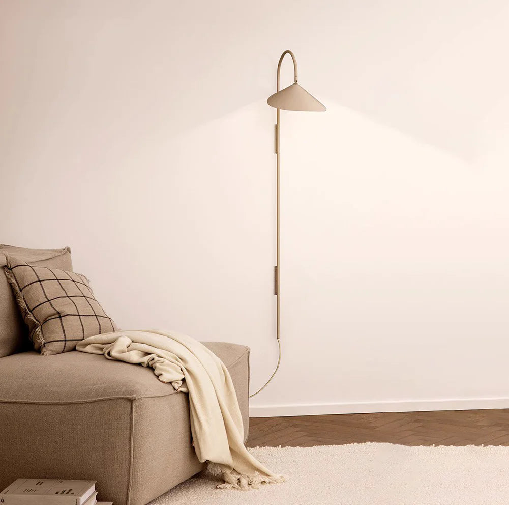 Lámpara de pared Arum giratoria