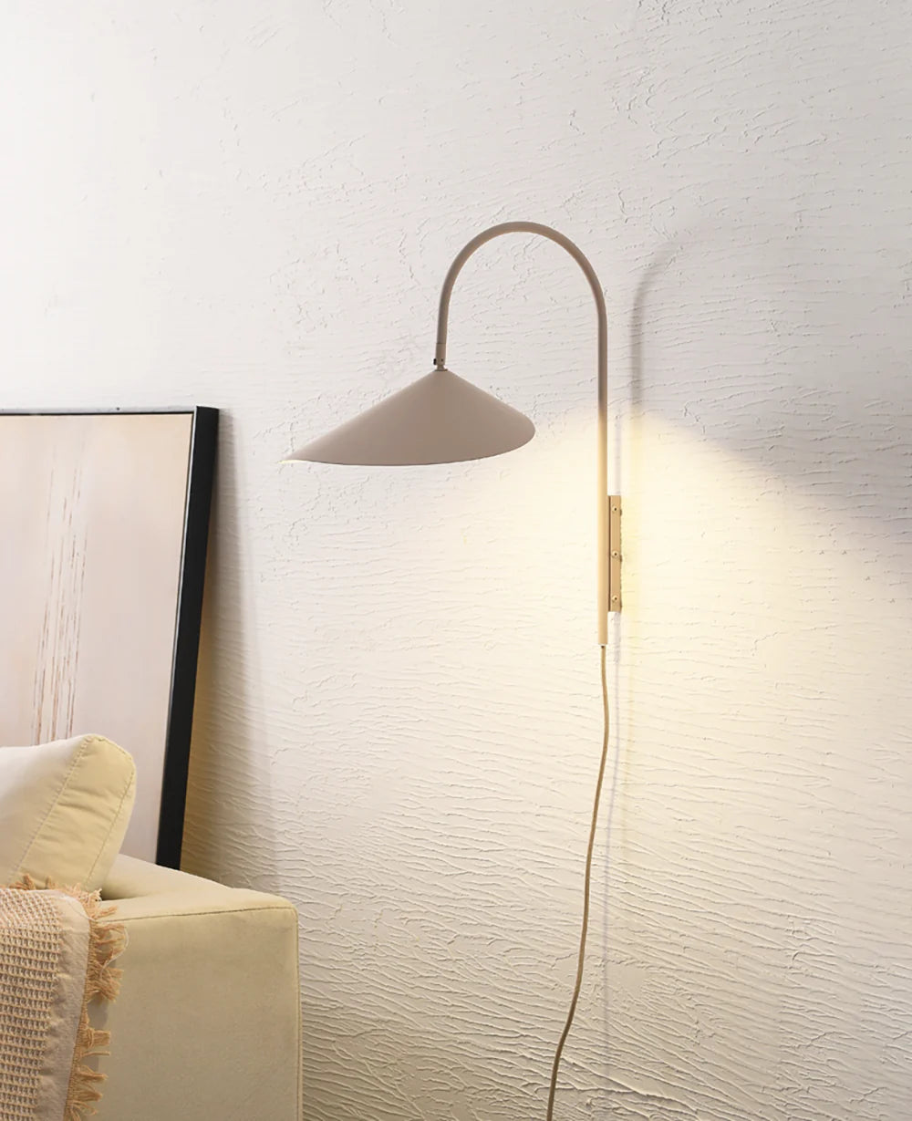 Lámpara de pared Arum giratoria