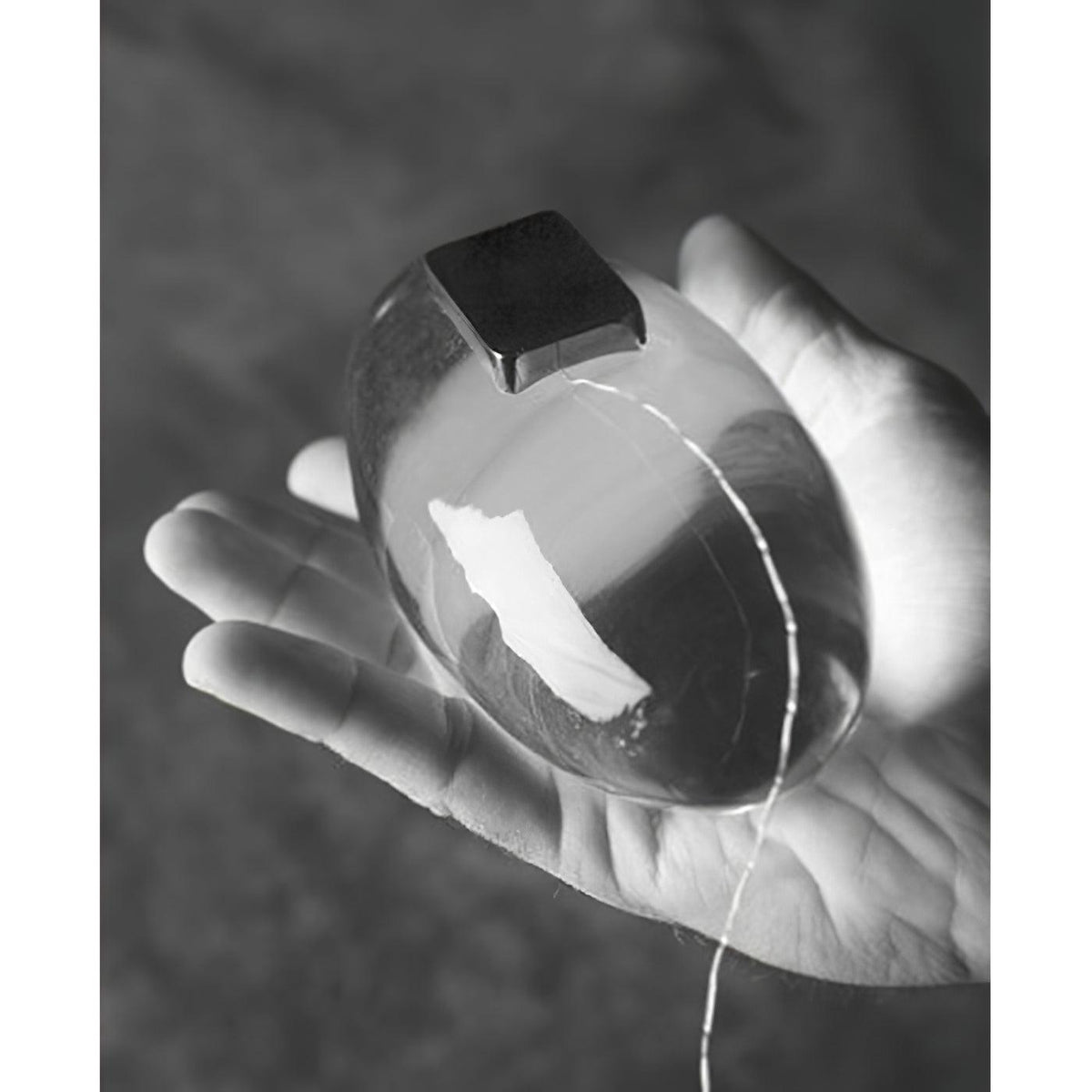 Seren | Crystal Glass Table Lamp with Chrome Base, Compact Plug-In Accent Light for Desk