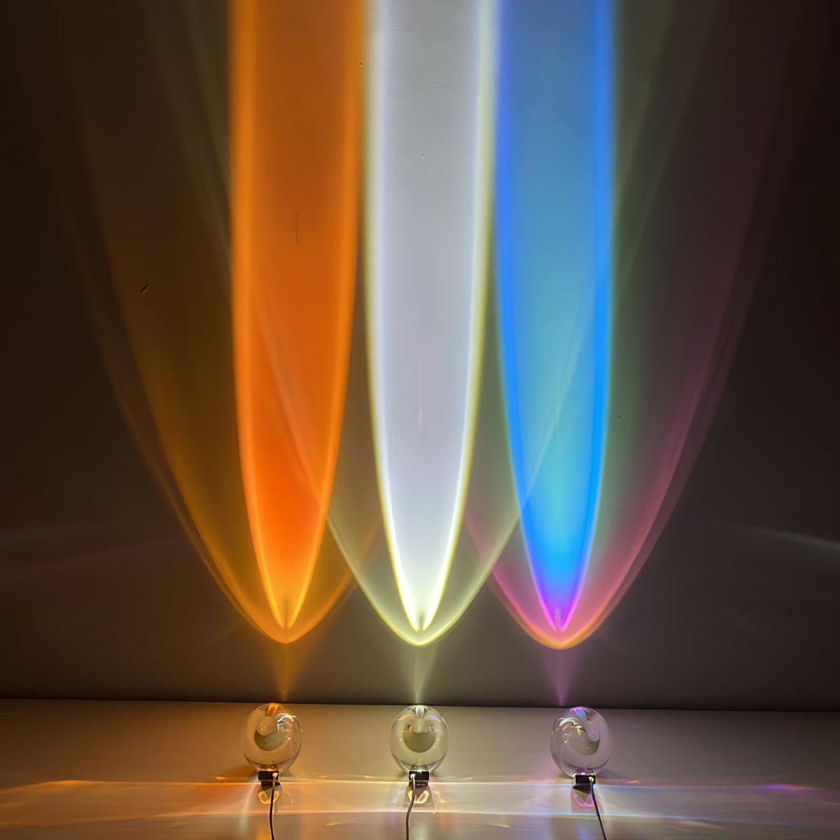 Seren | Crystal Glass Table Lamp with Chrome Base, Compact Plug-In Accent Light for Desk