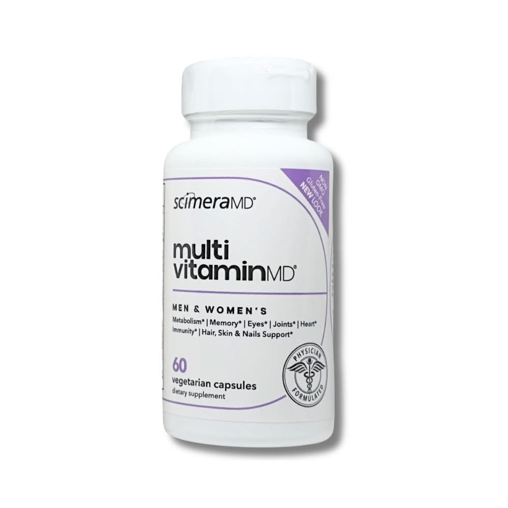 Scimera MD® MultivitaminMD Full-Spectrum Supplement Capsule with Minerals, Antioxidants, and Superfood Combination for Metabolism, Joint Support, Hair, Skin, and Nails, 60 CT