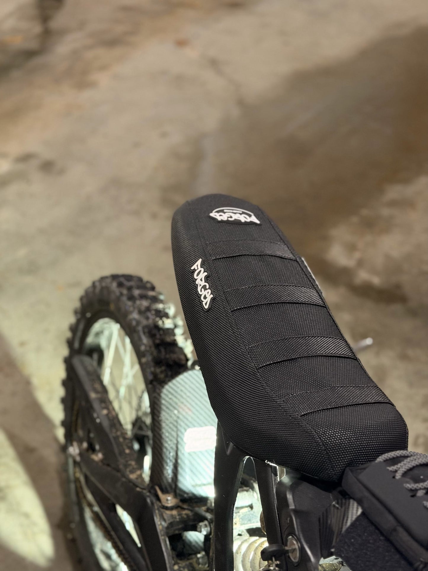 Funda de asiento de carreras forjada