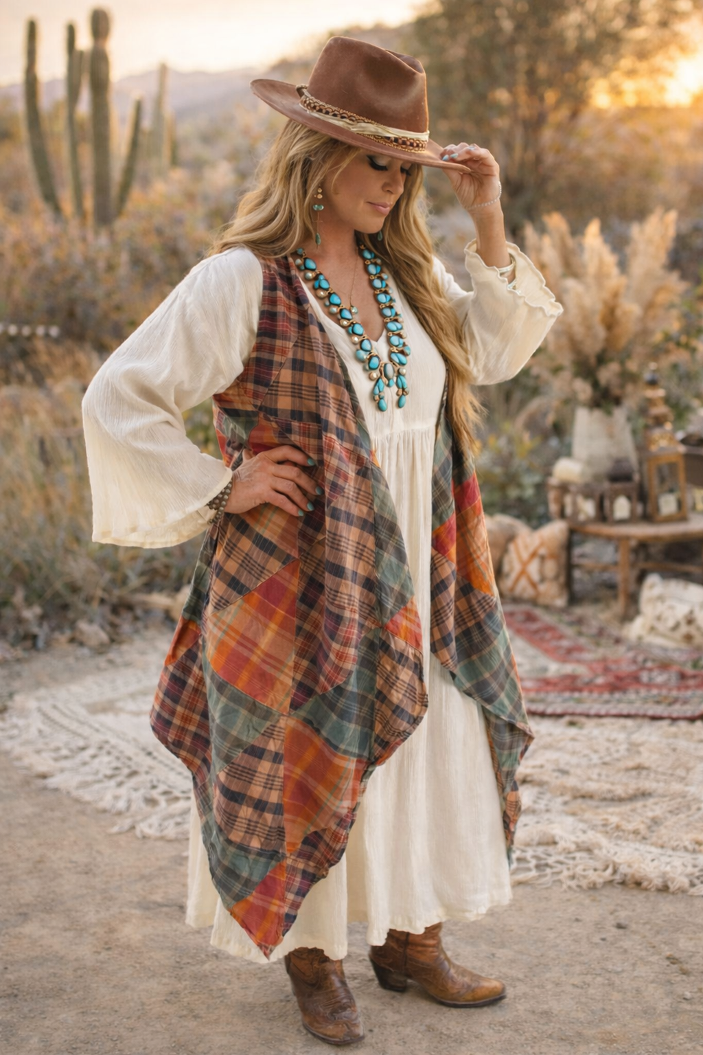 Chaleco de patchwork de Jaded Gypsy
