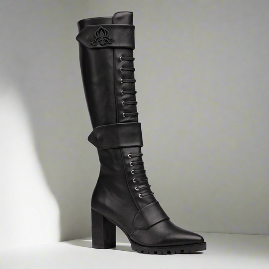 Michaela V Aspen Marta – Black Leather Boots
