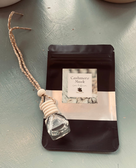 Ambientador colgante para coche de Cashmere Musk