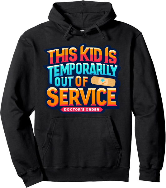 Funny Surgery Recovery Get Well Soon Gift Teens Clothes Pullover Hoodie