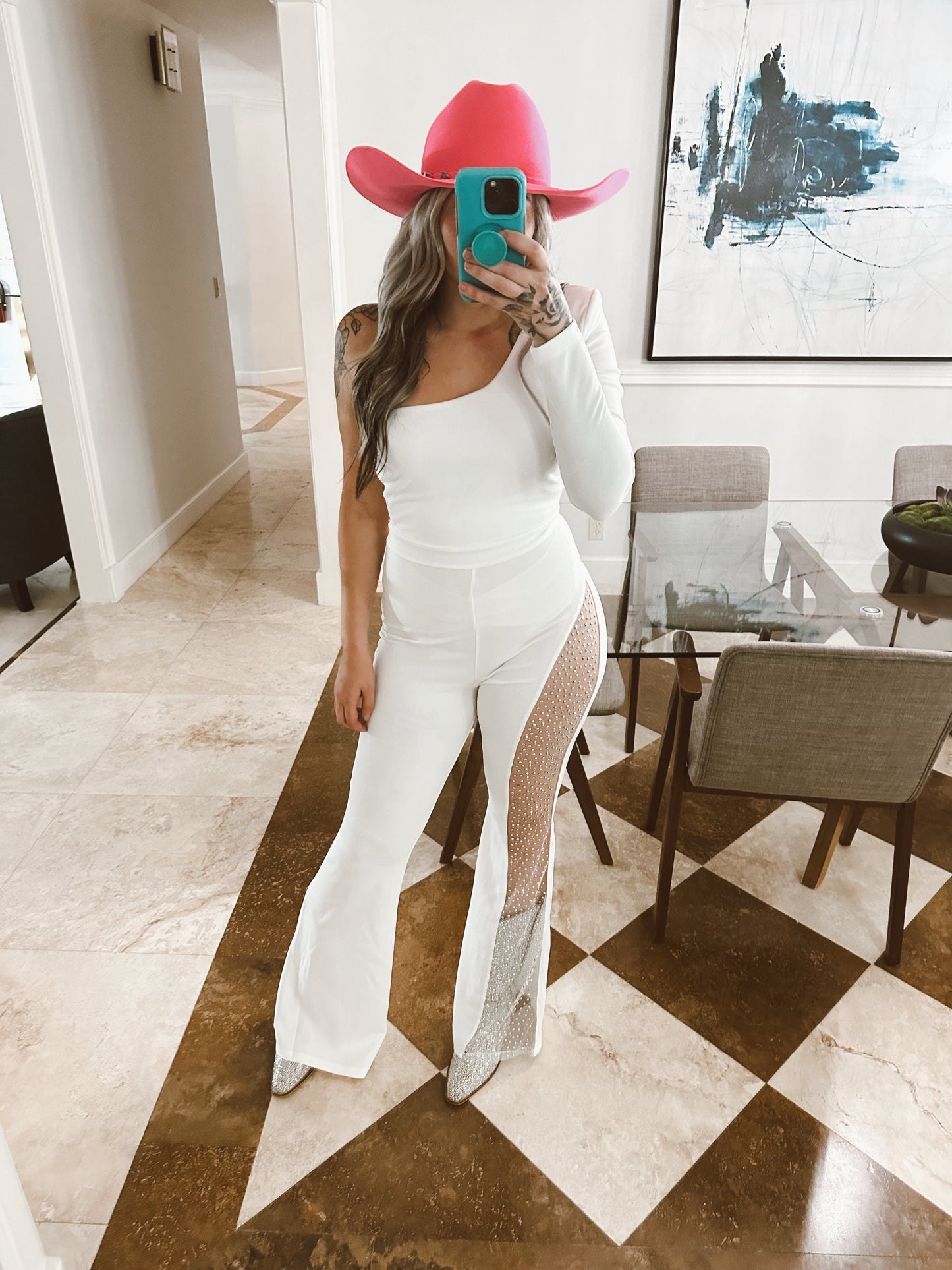 Cowgirl Wifey Rhinestone Jumpsuit