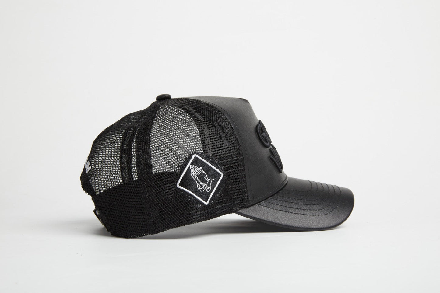 God's Work- Asphalt Leather / Signature Series Snap-back